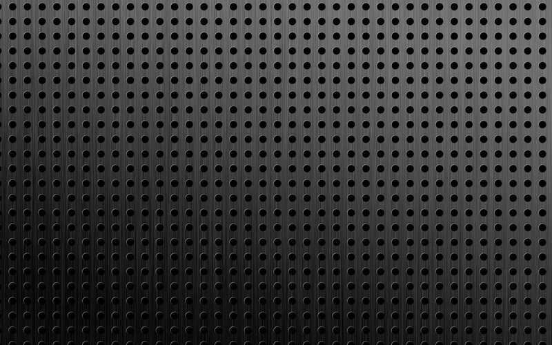 Black Perforated Metal
