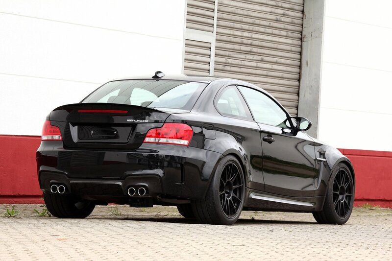 black performance coupe car