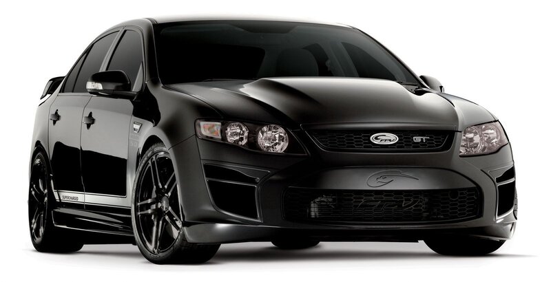 black performance sedan