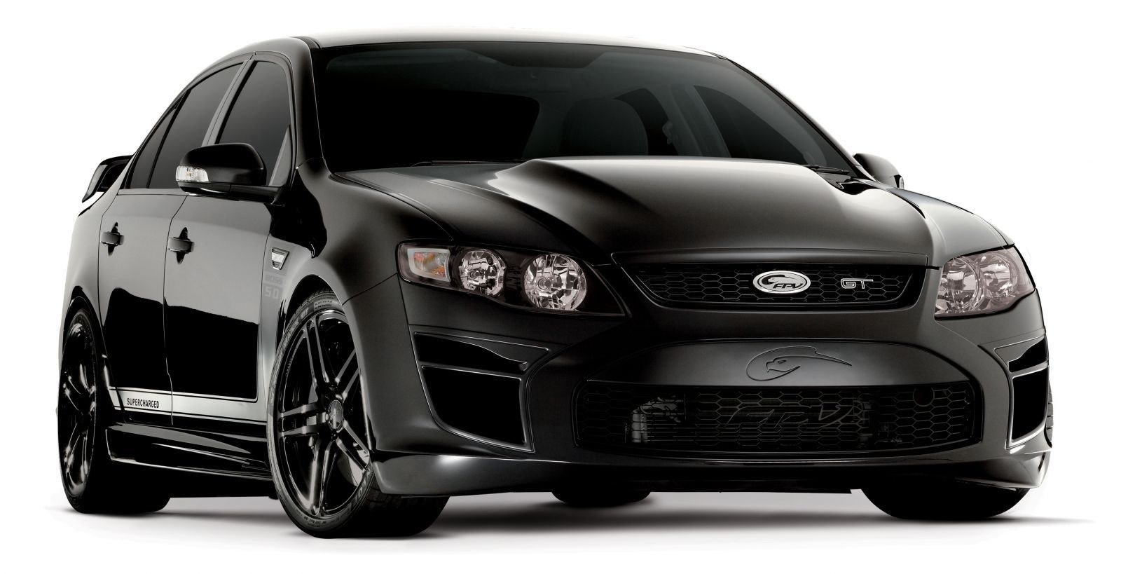 black performance sedan