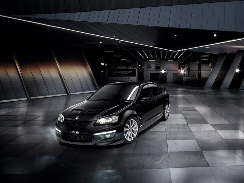 Black Performance Sedan — Dramatic