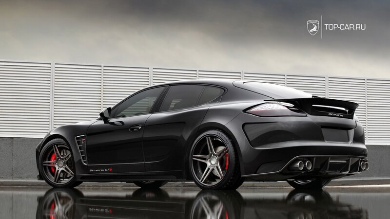 black performance sedan