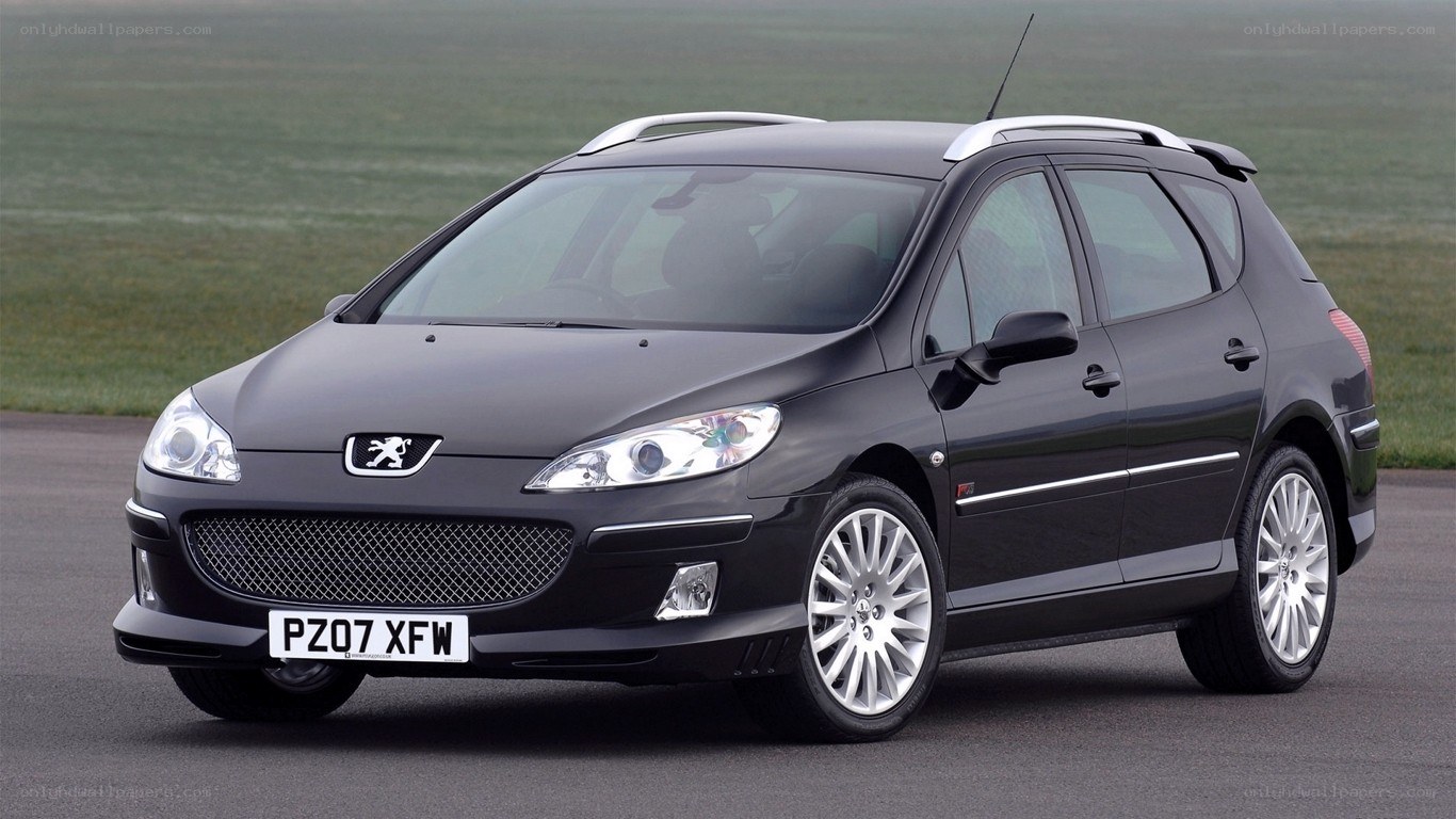 black peugeot 307 sw