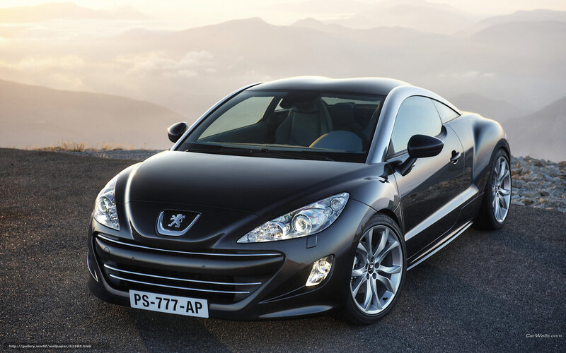 Black Peugeot Car — Dramatic