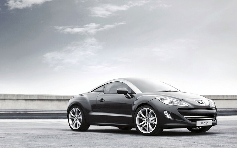 Black Peugeot Car — Gray, Dramatic