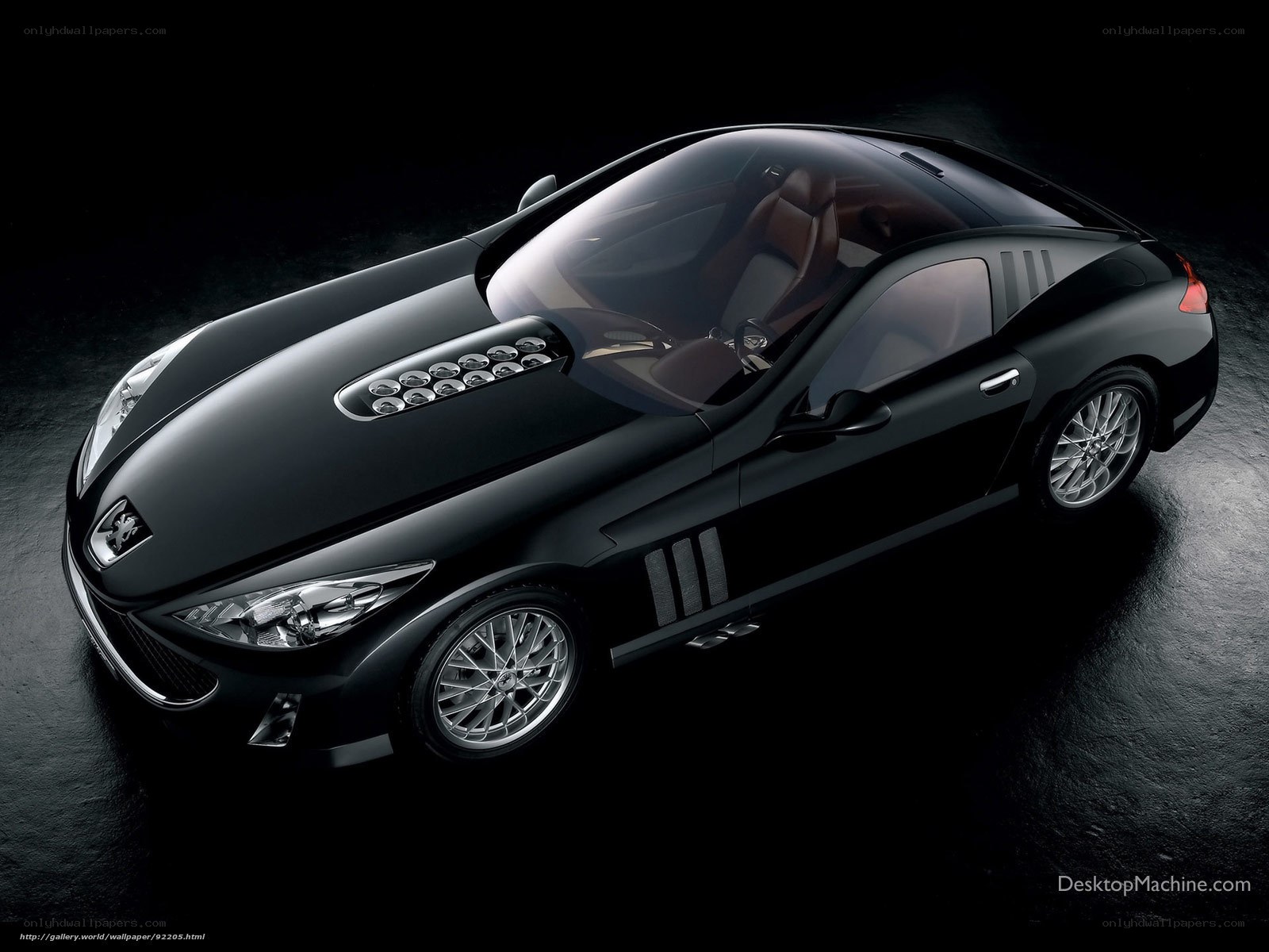 Black Peugeot Concept Car
