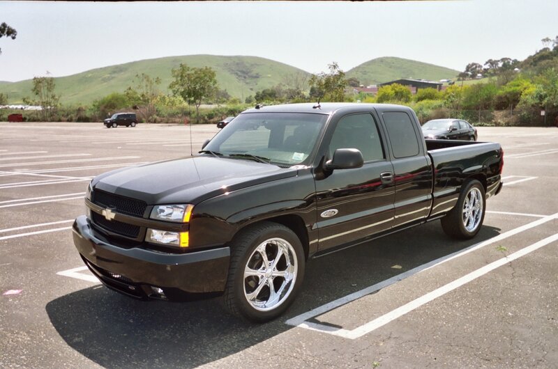 Black Pickup Truck — Calm, Afternoon