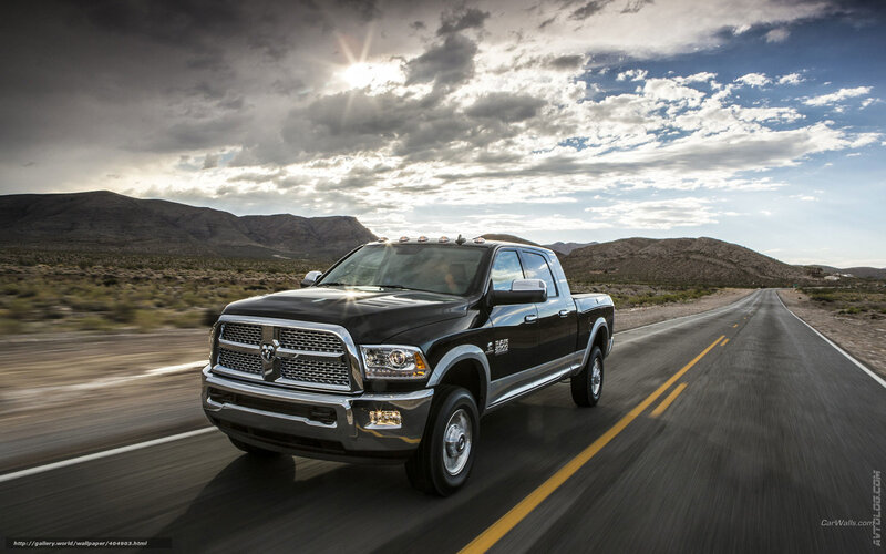 Black Pickup Truck — Dramatic, Afternoon, Photograph, Road, Mountains, Sky