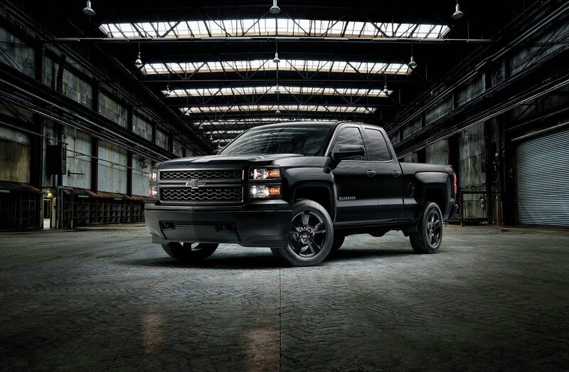 Black Pickup Truck — Dramatic, Photograph, Warehouse