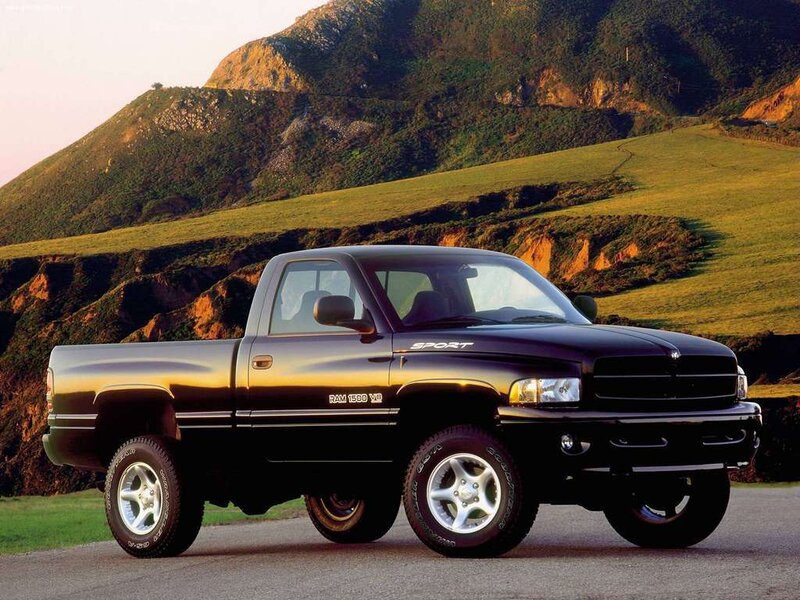 Black Pickup Truck — Dramatic, Sunset, Photograph, Mountain