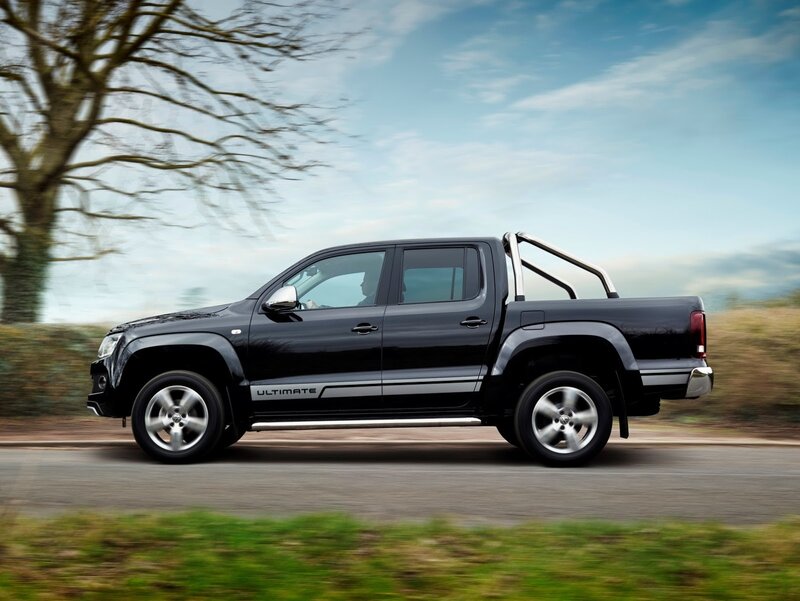 Black Pickup Truck — Dynamic, Afternoon, Photograph, Tree