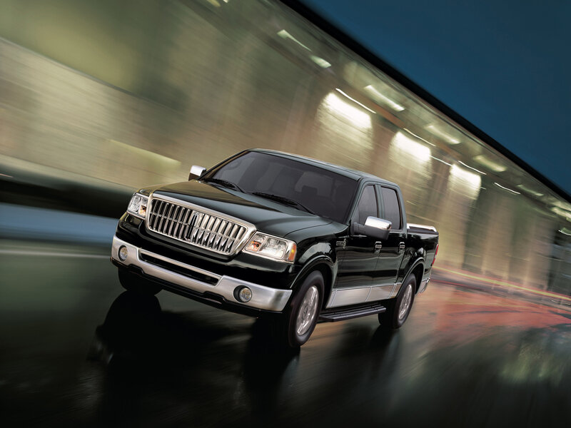 Black Pickup Truck — Dynamic, Night, Photograph, Road
