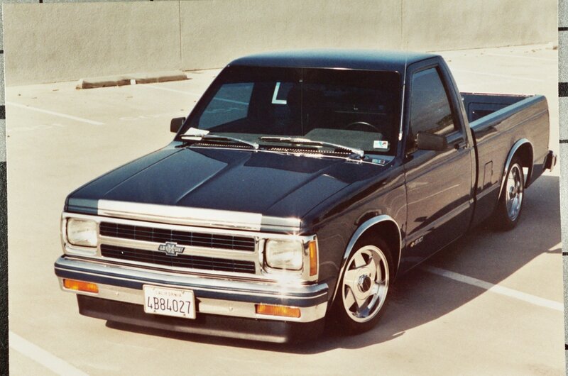 Black Pickup Truck — Neutral, Afternoon