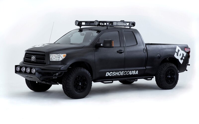 Black Pickup Truck — Neutral, Photograph, Roof Rack