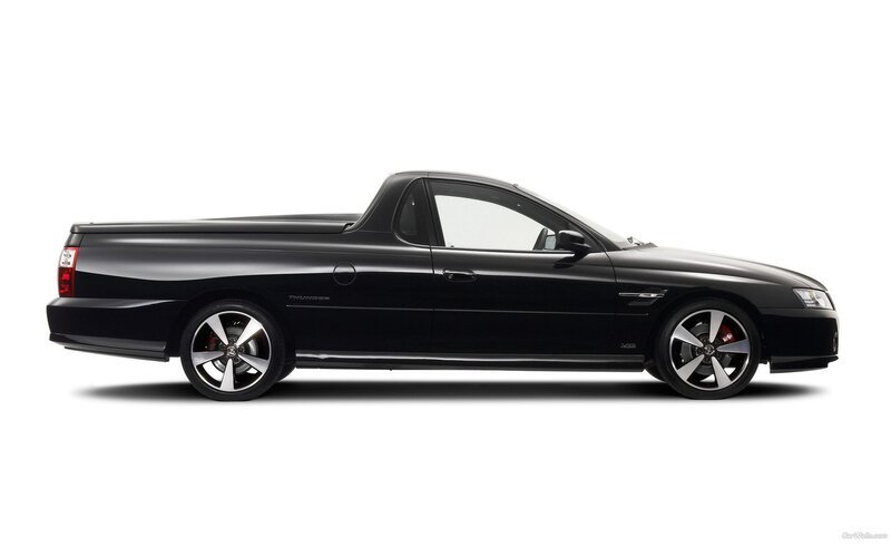 black pickup truck side view