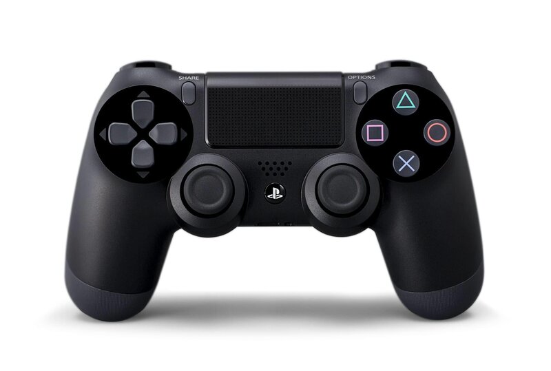 black playstation controller