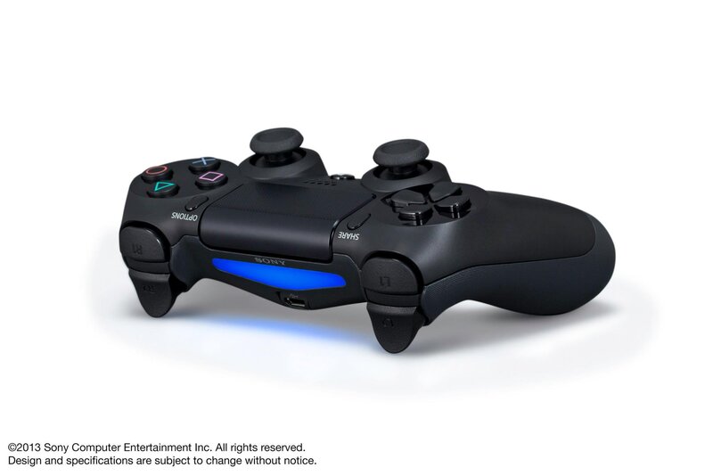 Black PlayStation controller