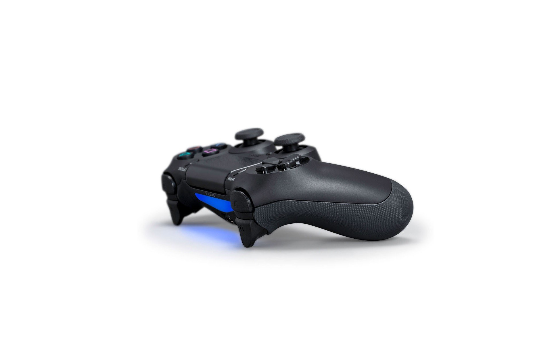 black playstation controller