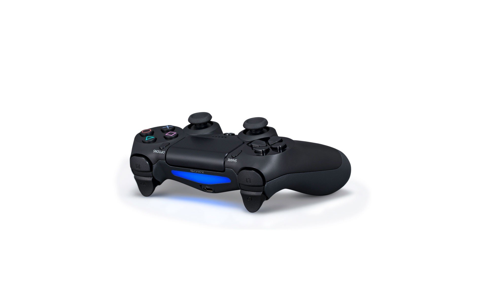 black playstation controller