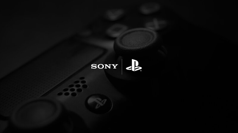 Black Playstation Controller — Dramatic