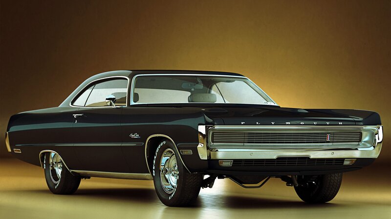 Black Plymouth Satellite