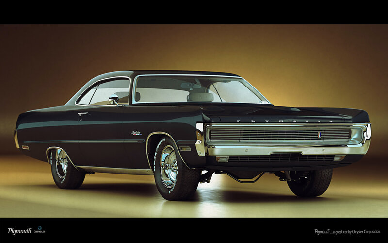 Black Plymouth Superbird