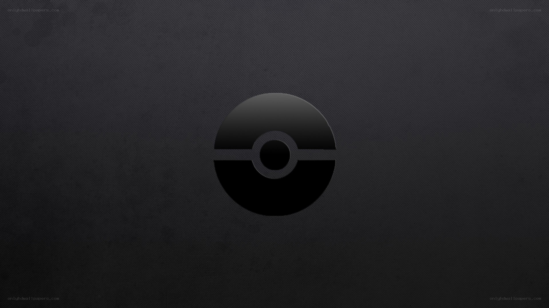 black pokeball logo