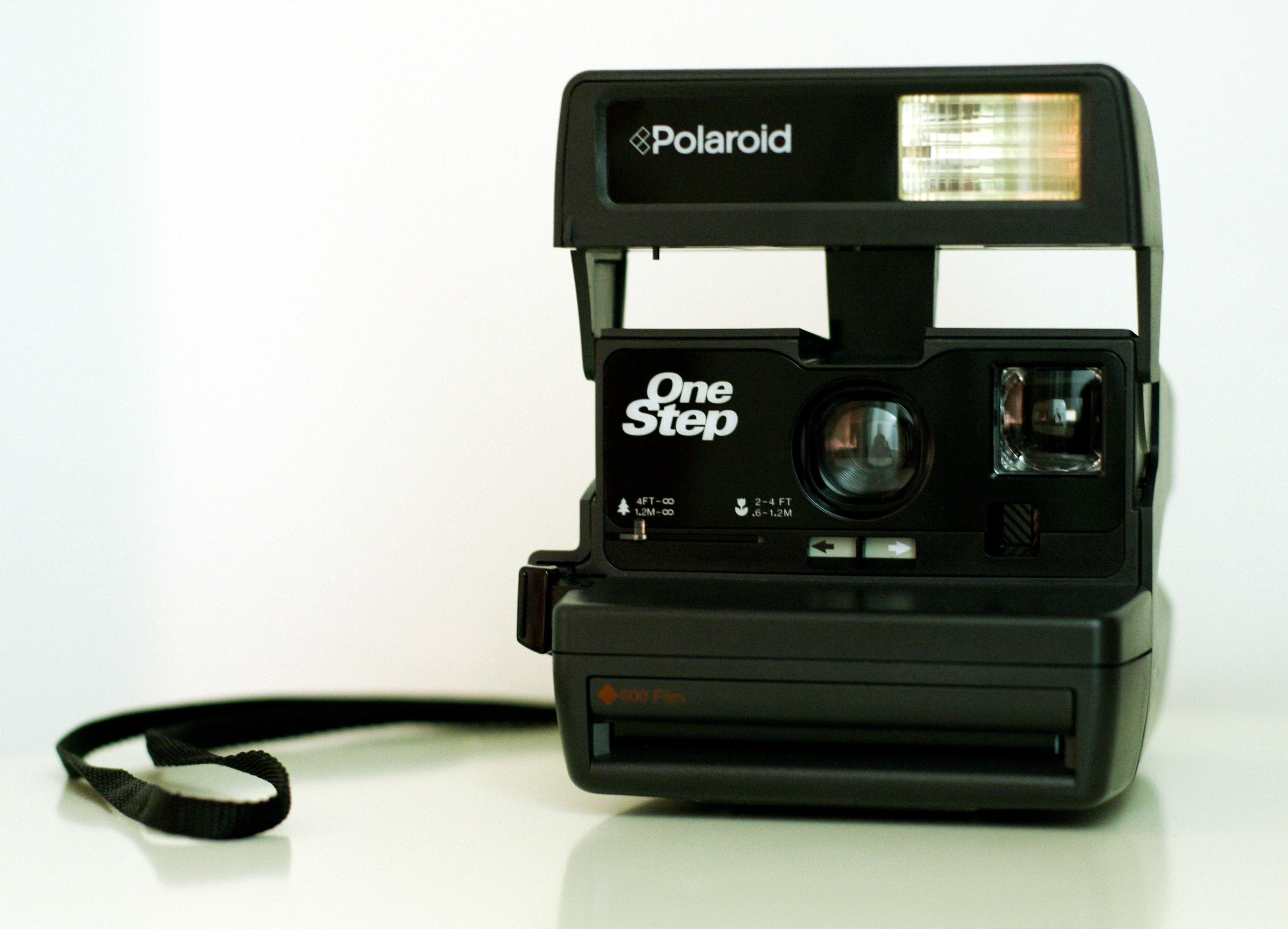 Black Polaroid OneStep camera