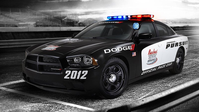 Black Police Car — Dramatic, Photograph