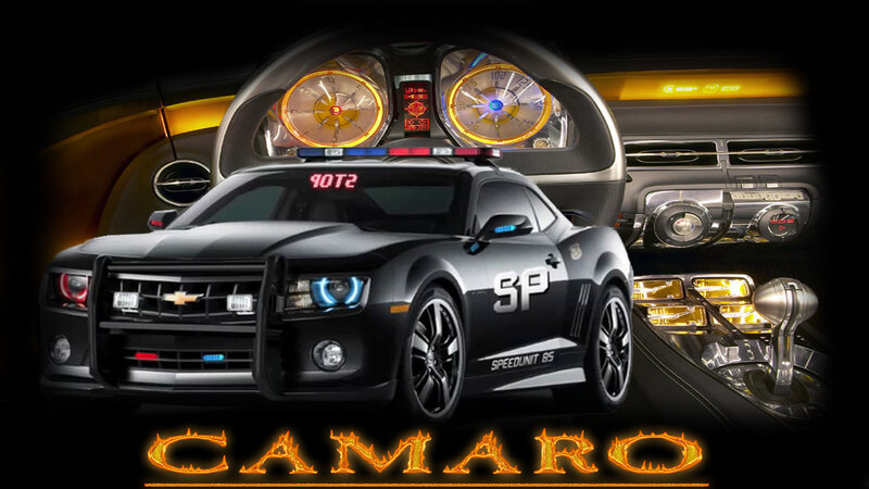 Black Police Car — Dramatic