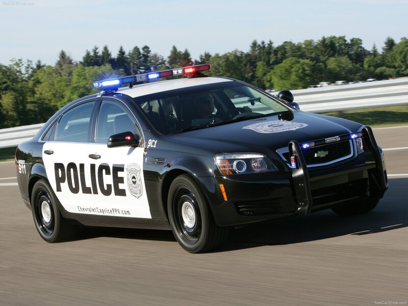 Black Police Car — Dynamic