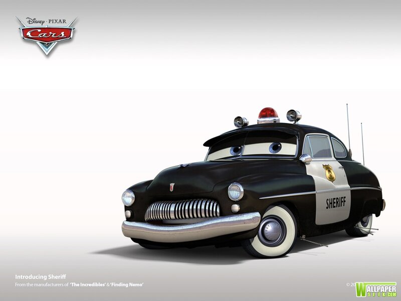 Black Police Car — Neutral, 3d Render, Police Lights