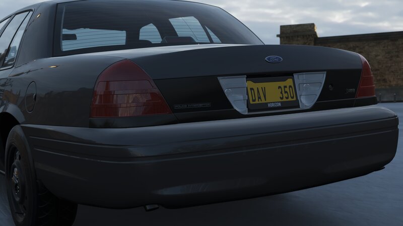 Black Police Car — Neutral