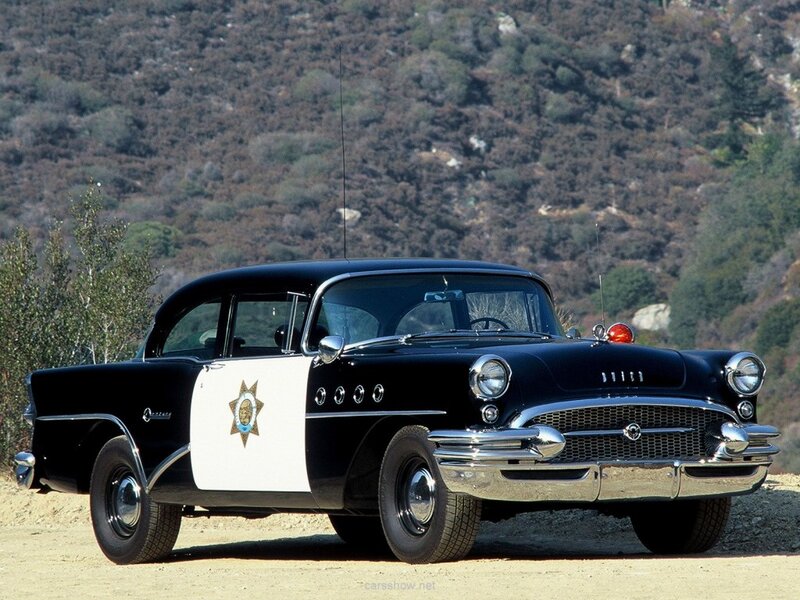 Black Police Car — Serene