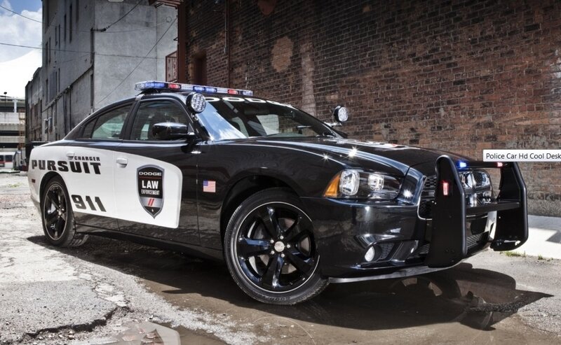 Black Police Car — Urban