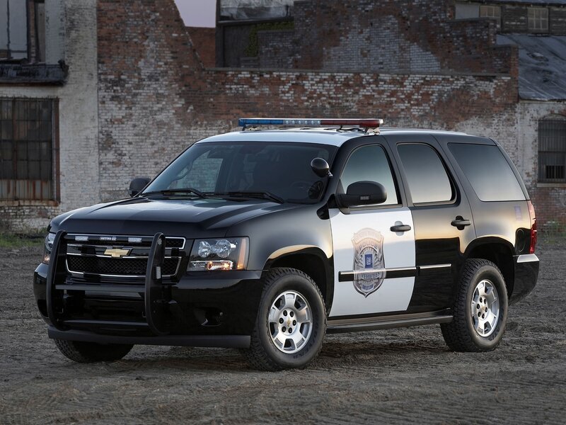 black police suv
