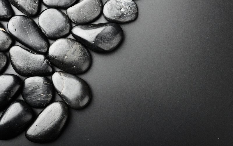 Black Polished Stones