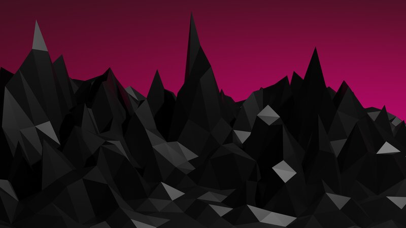 Black Polygonal Mountains