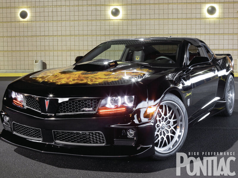 Black Pontiac Camaro