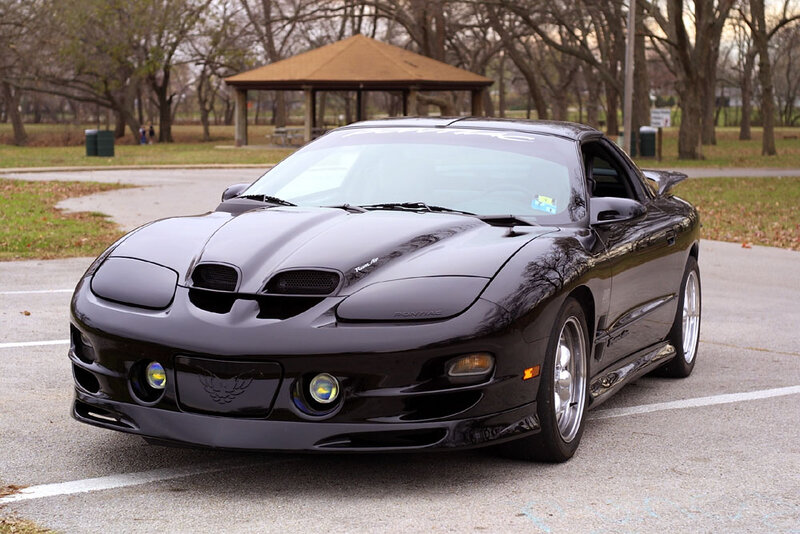 Black Pontiac Firebird — Calm, Autumn