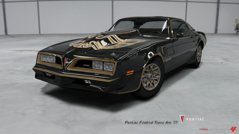 Black Pontiac Firebird — Neutral, 3d Render, Car
