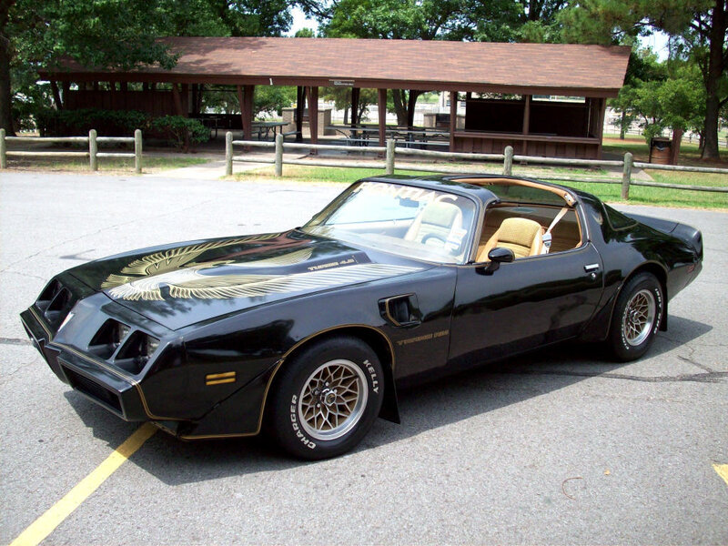 Black Pontiac Firebird Trans Am