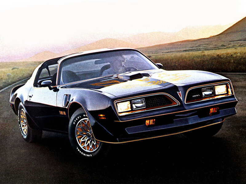 Black Pontiac Firebird Trans Am