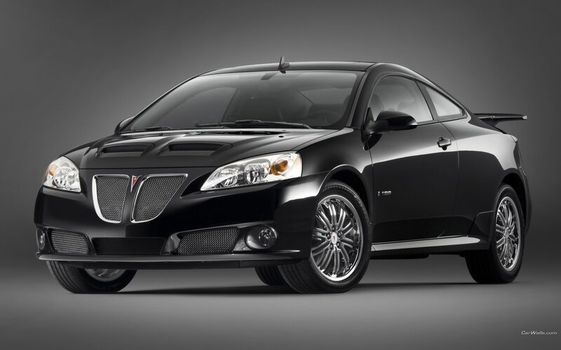 black pontiac g5 coupe