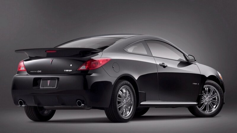 black pontiac g6 coupe