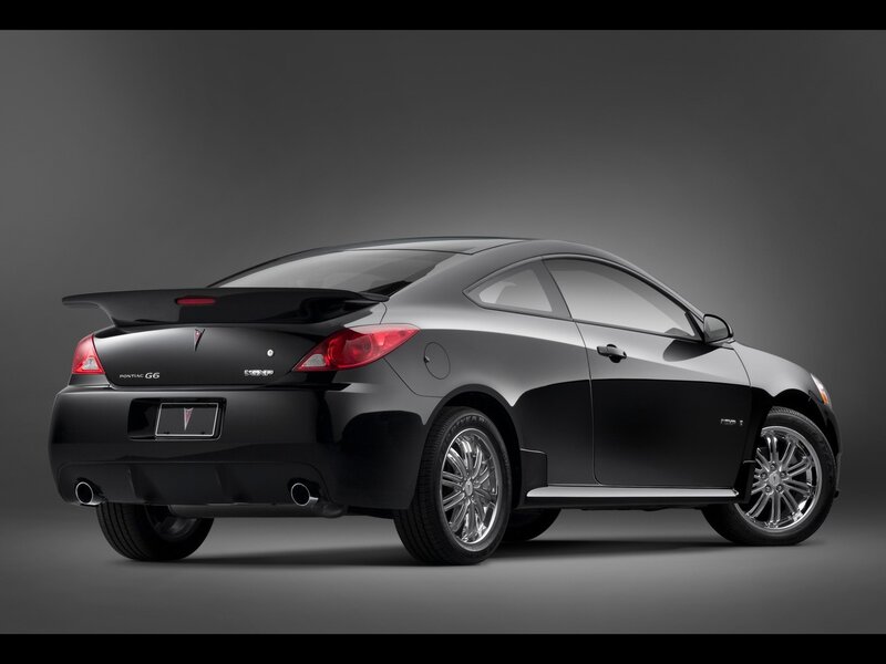 Black Pontiac G6 GT coupe