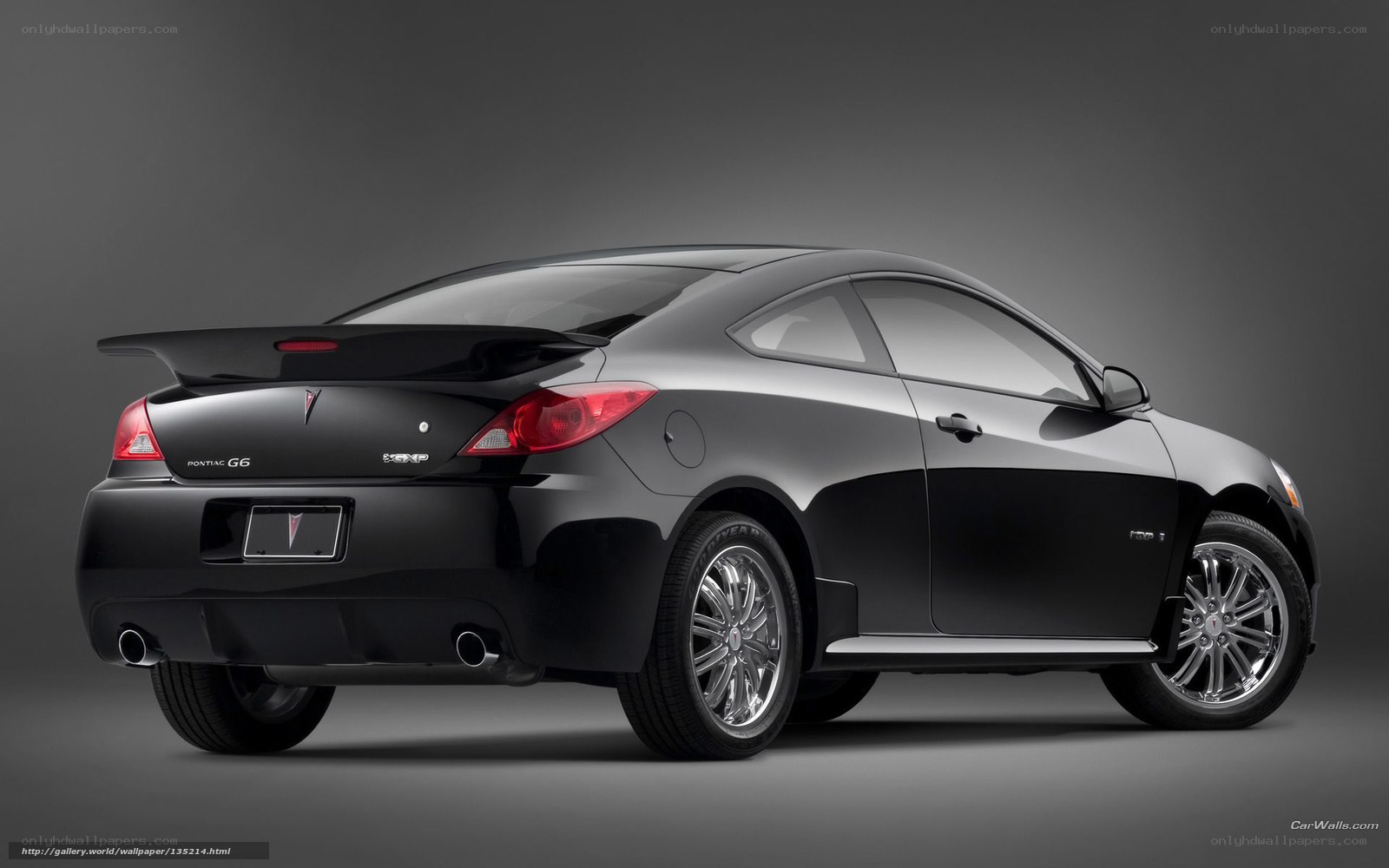 Black Pontiac G6 GXP coupe