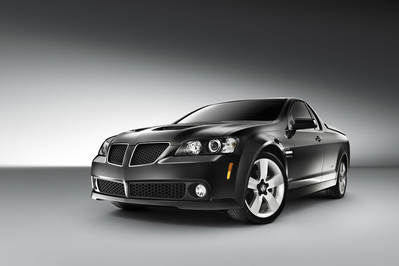 black pontiac g8 pickup truck