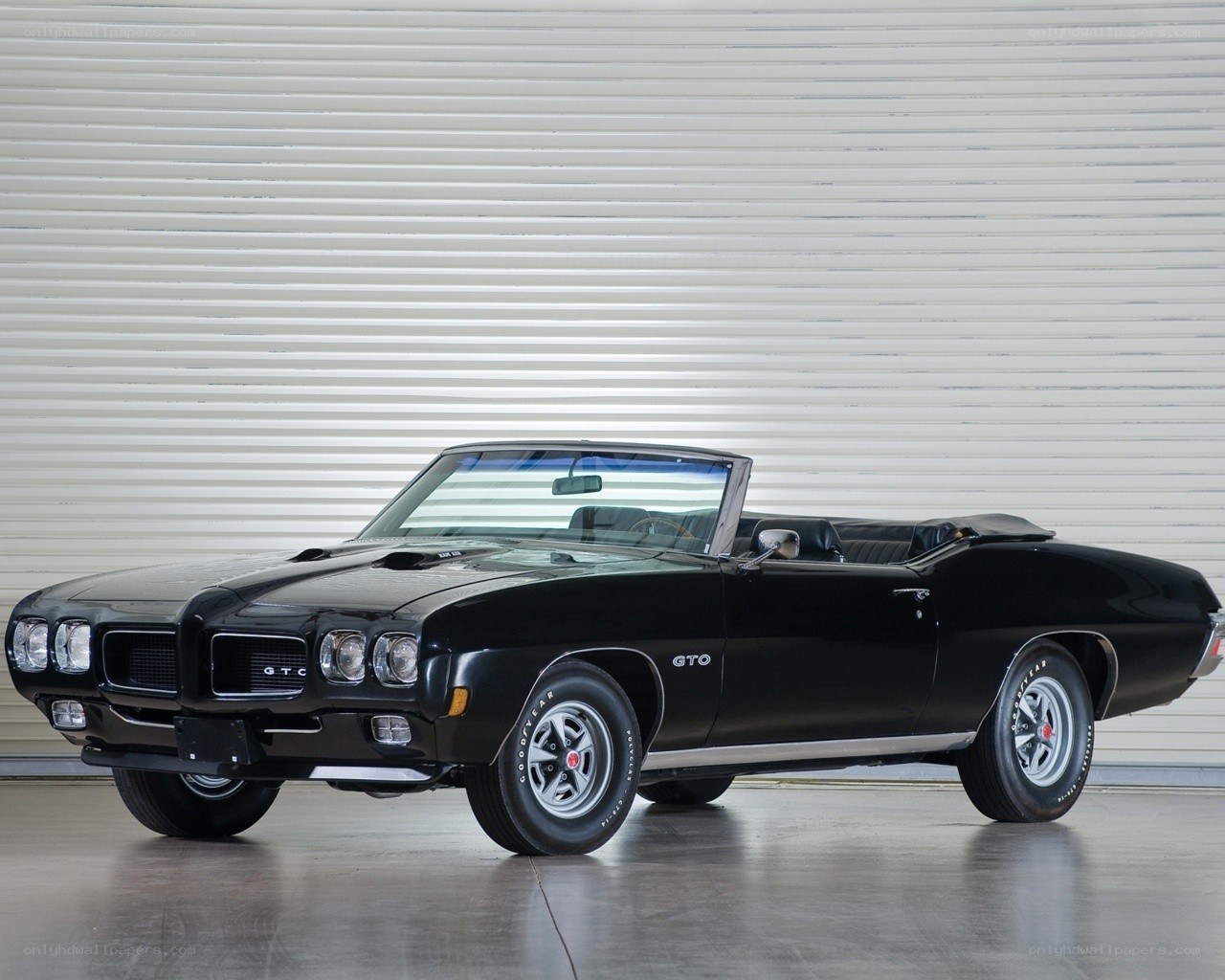 Black Pontiac GTO Convertible