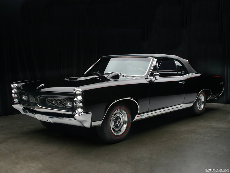 Black Pontiac GTO Convertible